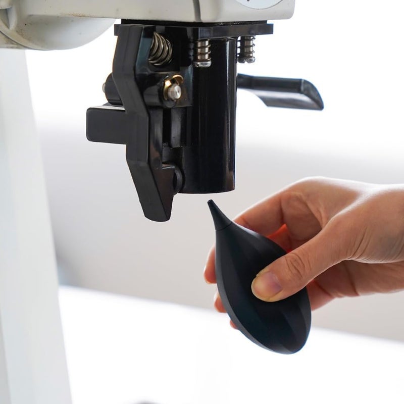 WATCHGET Soft Tip Air Blower Dust Blower for Coffee Grinders, Camera Sensors, Lenses, and Keyboards - Professional Espresso Machine Cleaning Tool with Rubber Pump, Black - Image 4